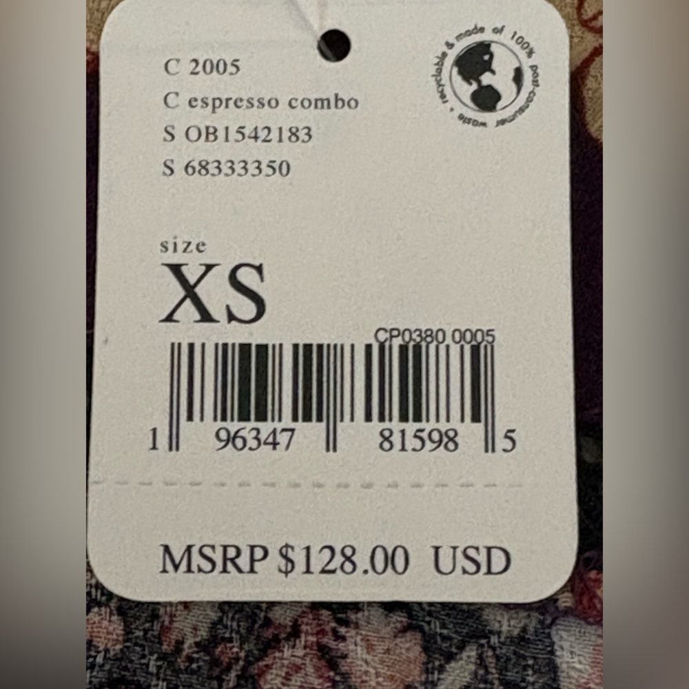Free People Odette Floral‎ Long Sleeve Tunic NWT XSmall - Picture 11 of 14